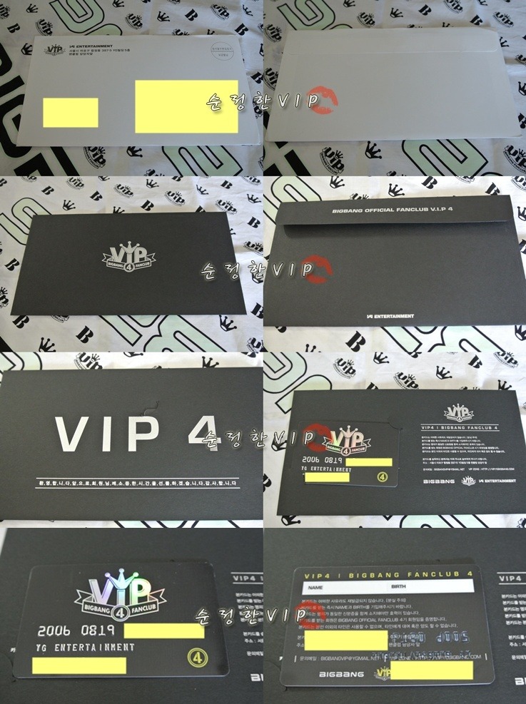  VIP Japan members have different cards The application for VIP4 is 